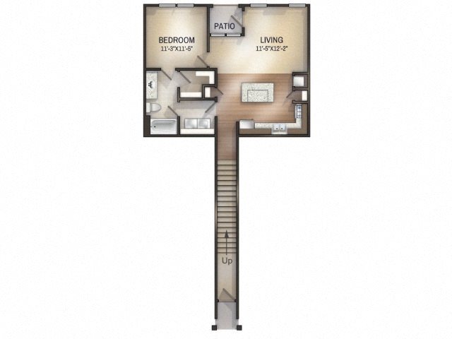Argyle II Unfurnished Floor Plan Argyle II Unfurnished Floor Plan at Tattersall Chesapeake, Chesapeake, VA, 23322